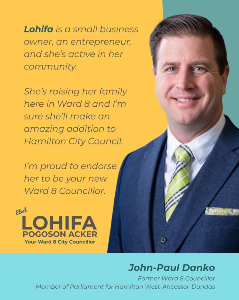 Graphic of quote from John Paul Danko's endorsement